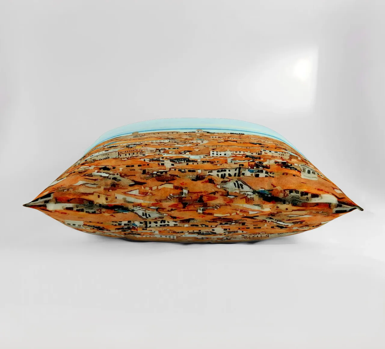 Roofs of Venice decorative cushion by Massimo Frascogna