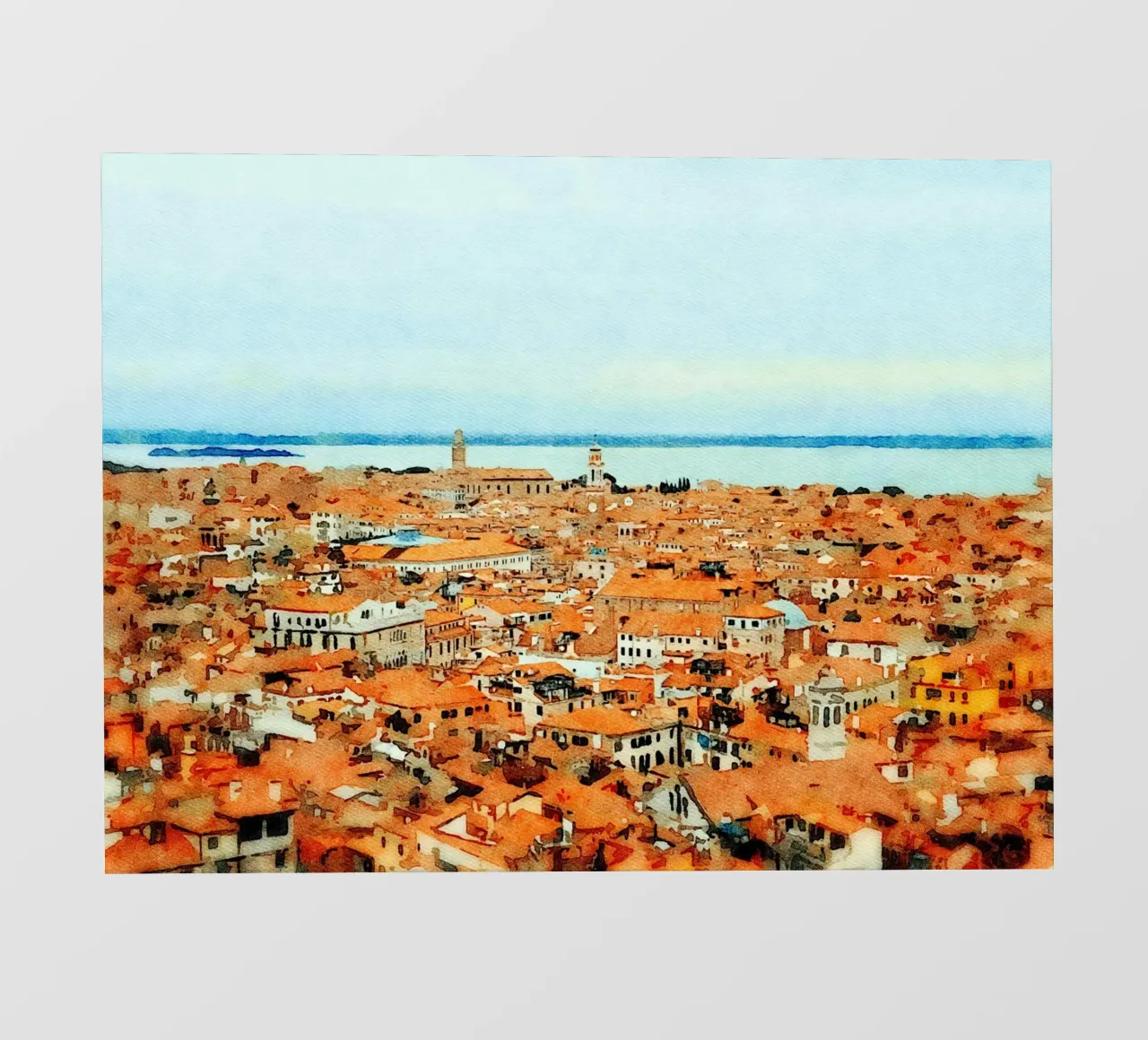 Tetti di Venezia telo in pvc da Massimo Frascogna