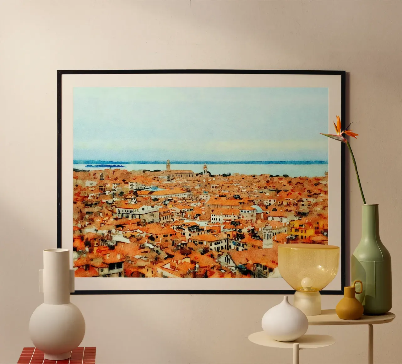 Techos de Venecia hahnemühle de Massimo Frascogna