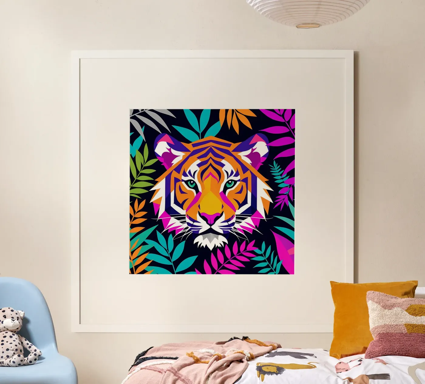 Tiger_Style_E_1 poster by Tierwelten by LK