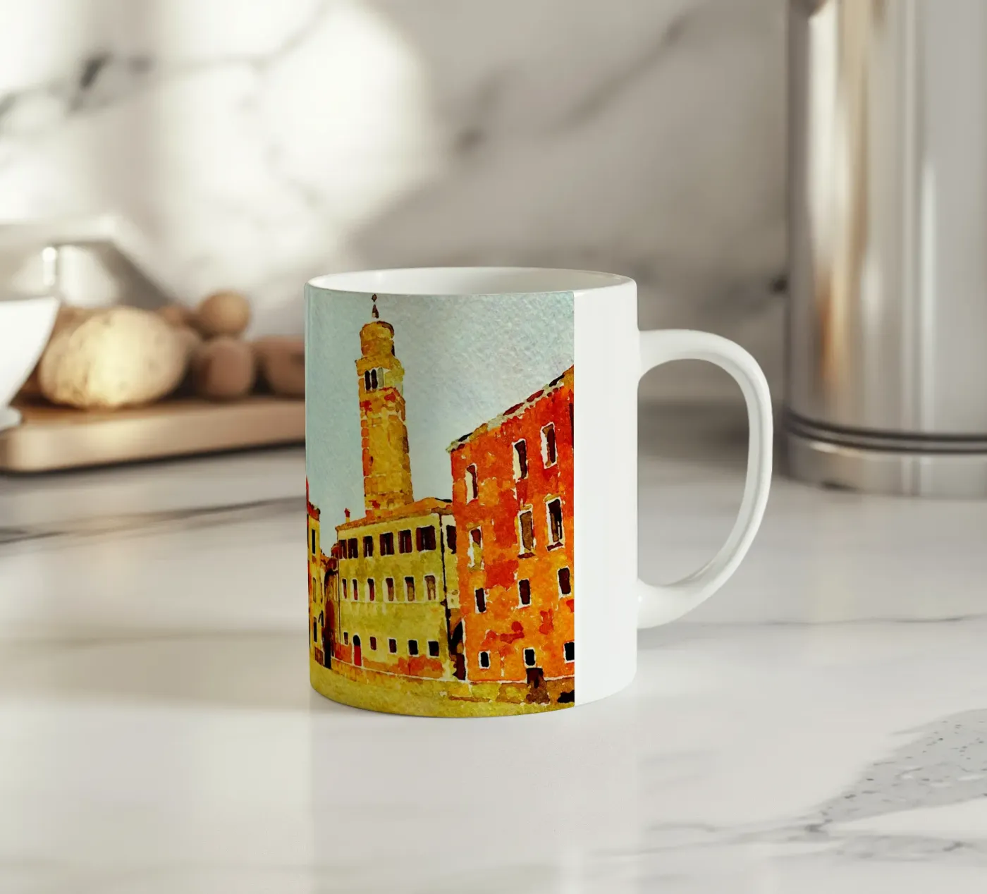Venice ceramic mug by Massimo Frascogna