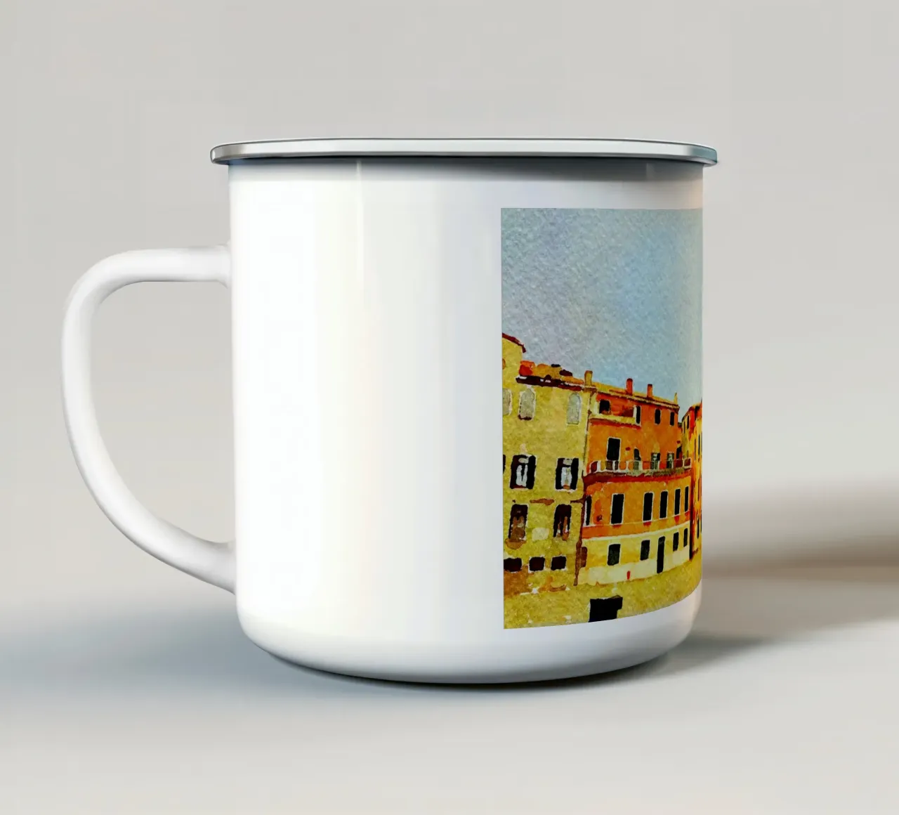 Venezia tazza in smalto da Massimo Frascogna