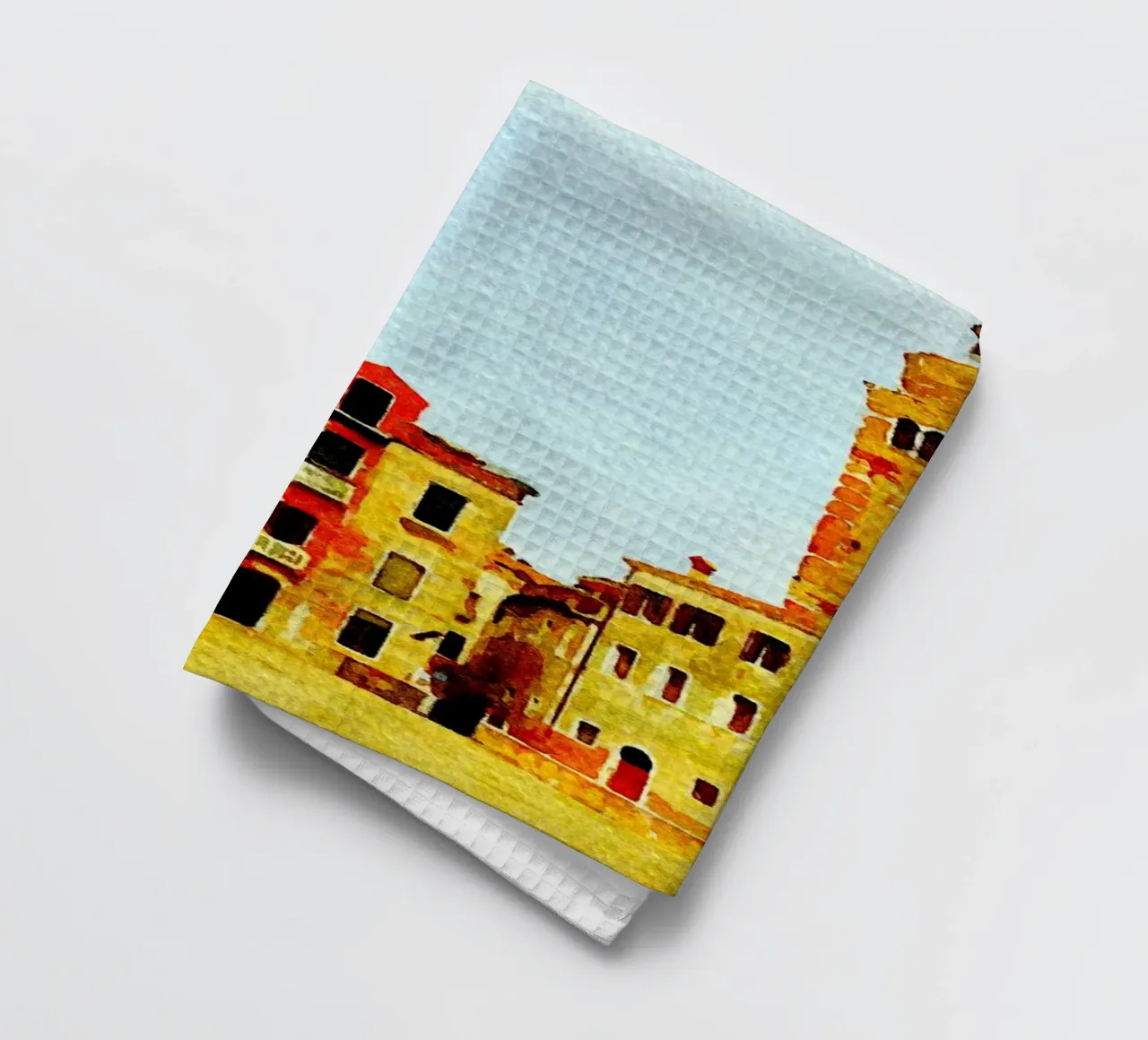 Venice tea towel by Massimo Frascogna