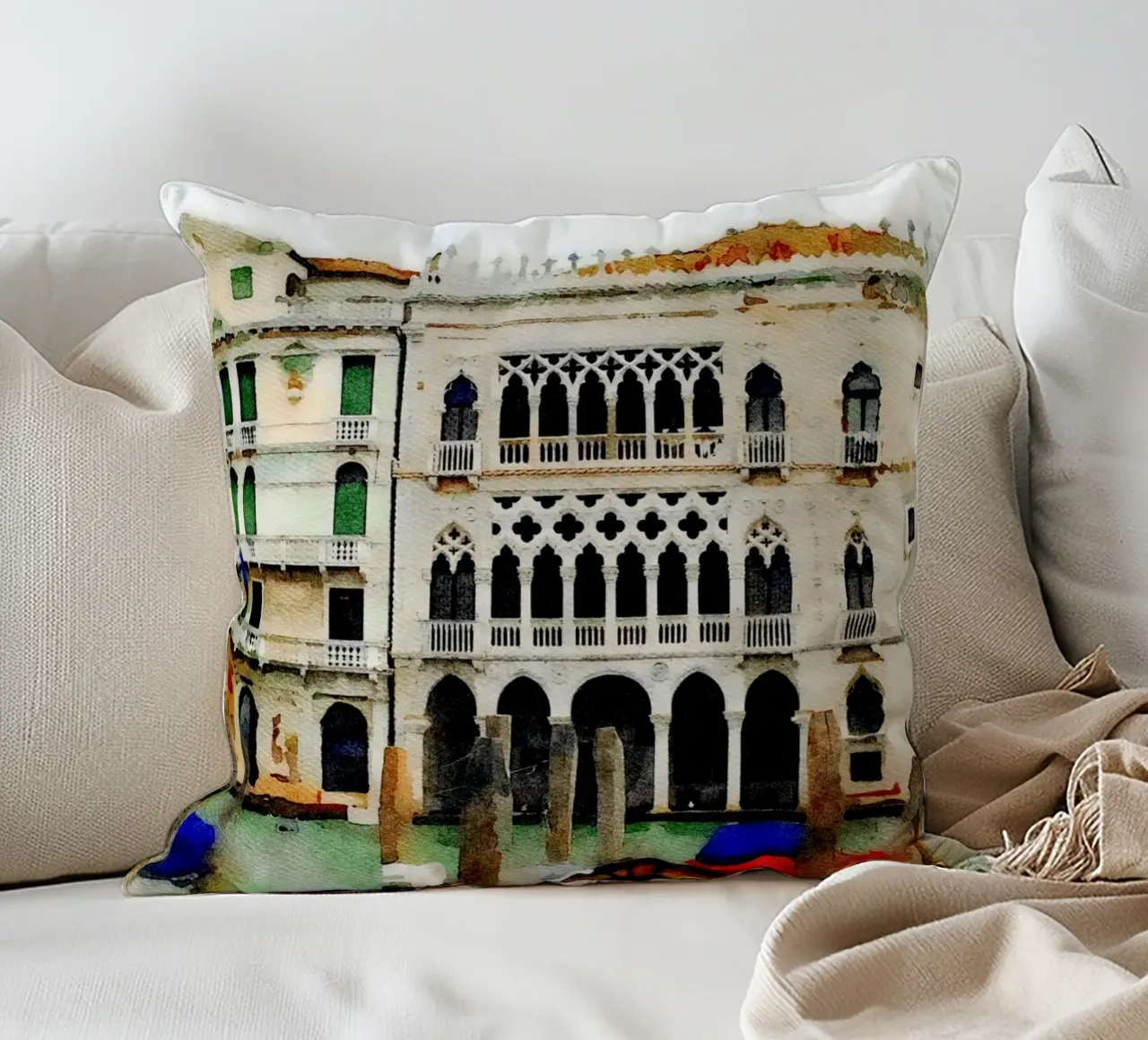 Venezia cuscino da Massimo Frascogna