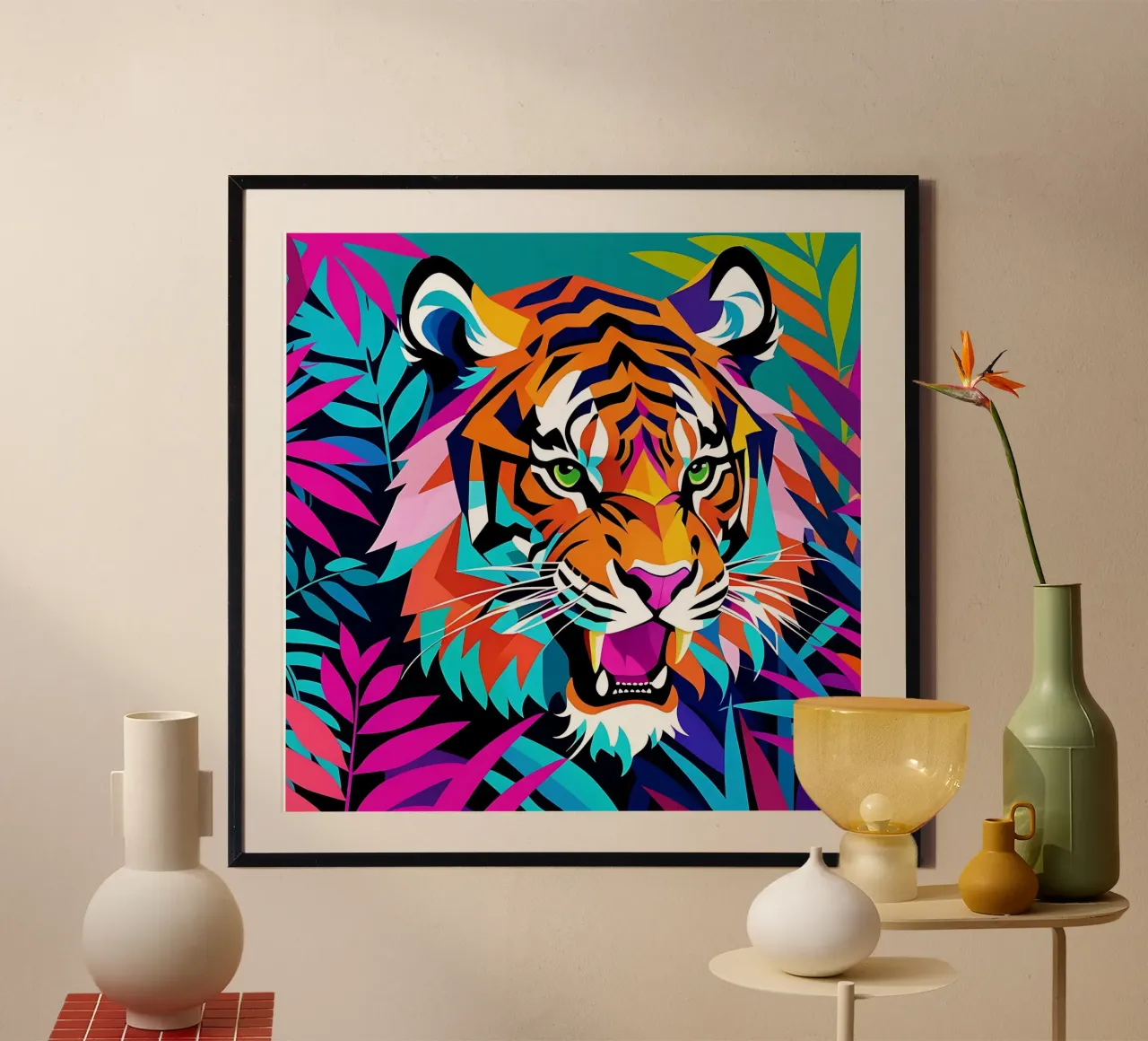 Tiger_Style_E_2 poster by Tierisch bunt by LK