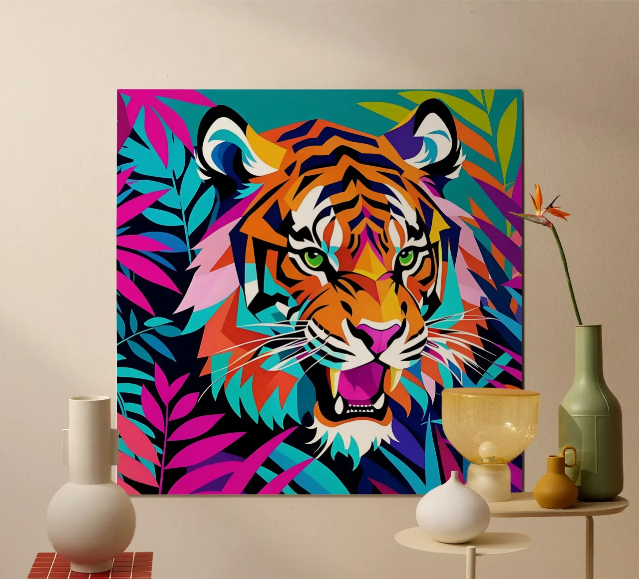 Tiger_Style_E_2 poster by Tierisch bunt by LK