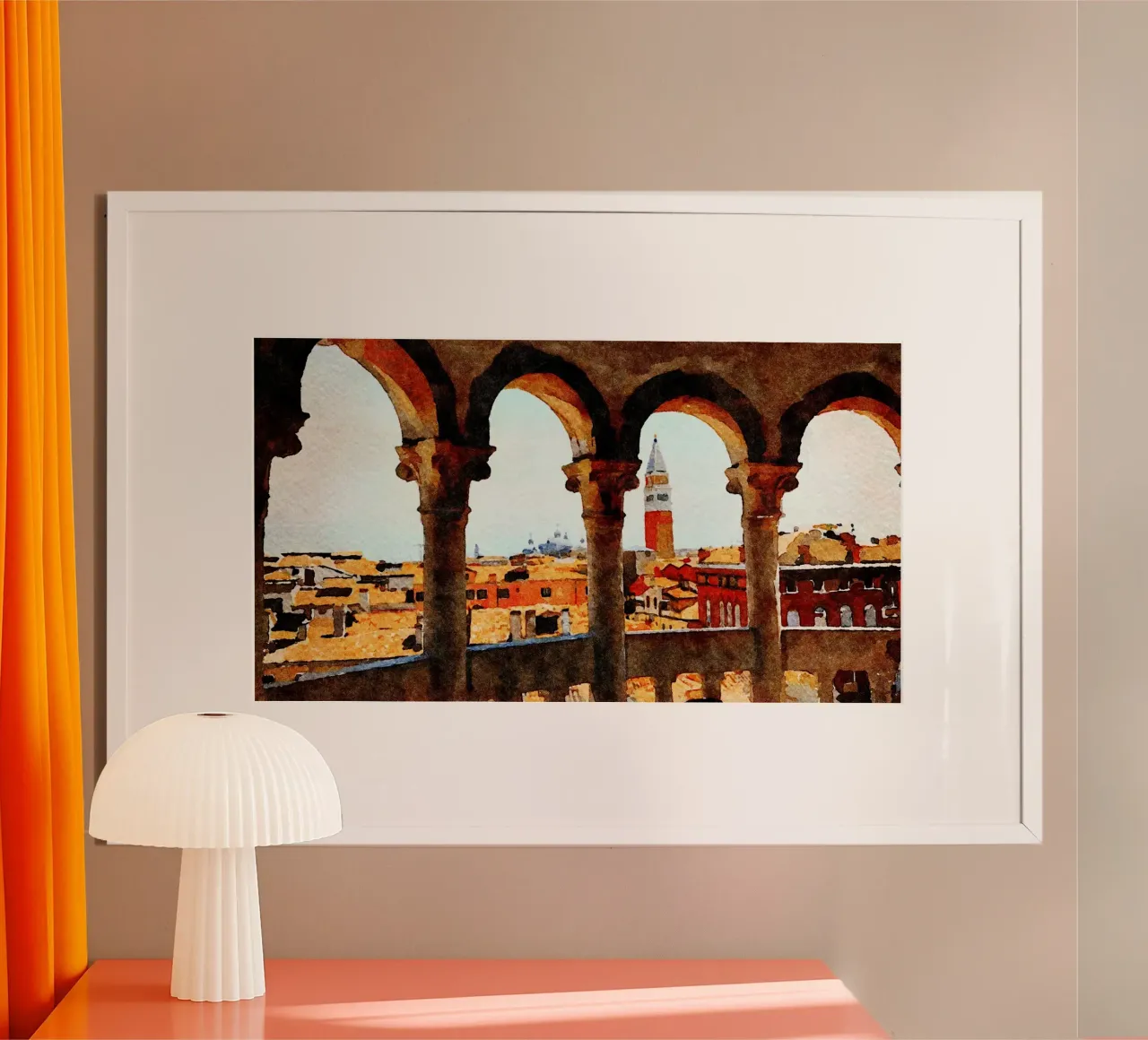 Venice poster by Massimo Frascogna