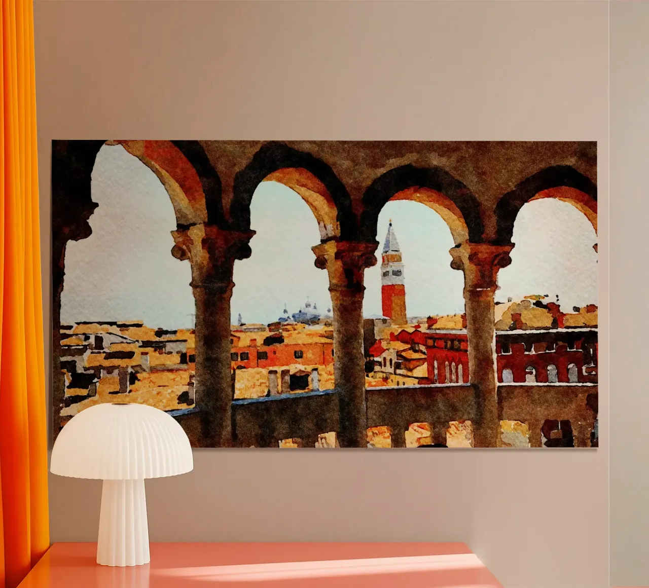 Venice poster by Massimo Frascogna