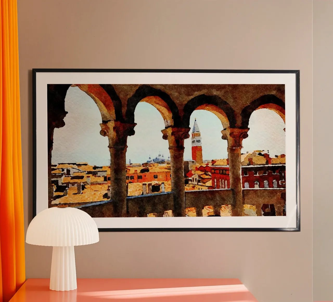 Venice poster by Massimo Frascogna