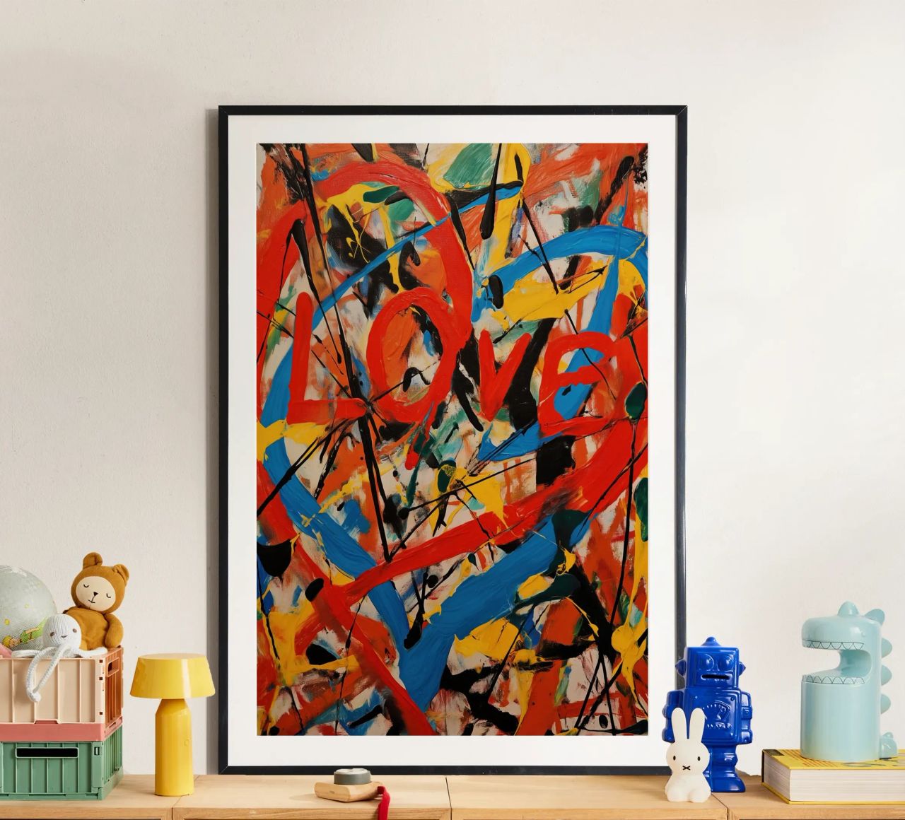 Wild Love | Inspired by Jackson Pollock poster by Autofocus