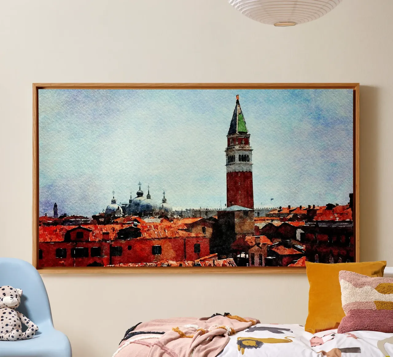 Venezia tela con Cornice a cassetta da Massimo Frascogna