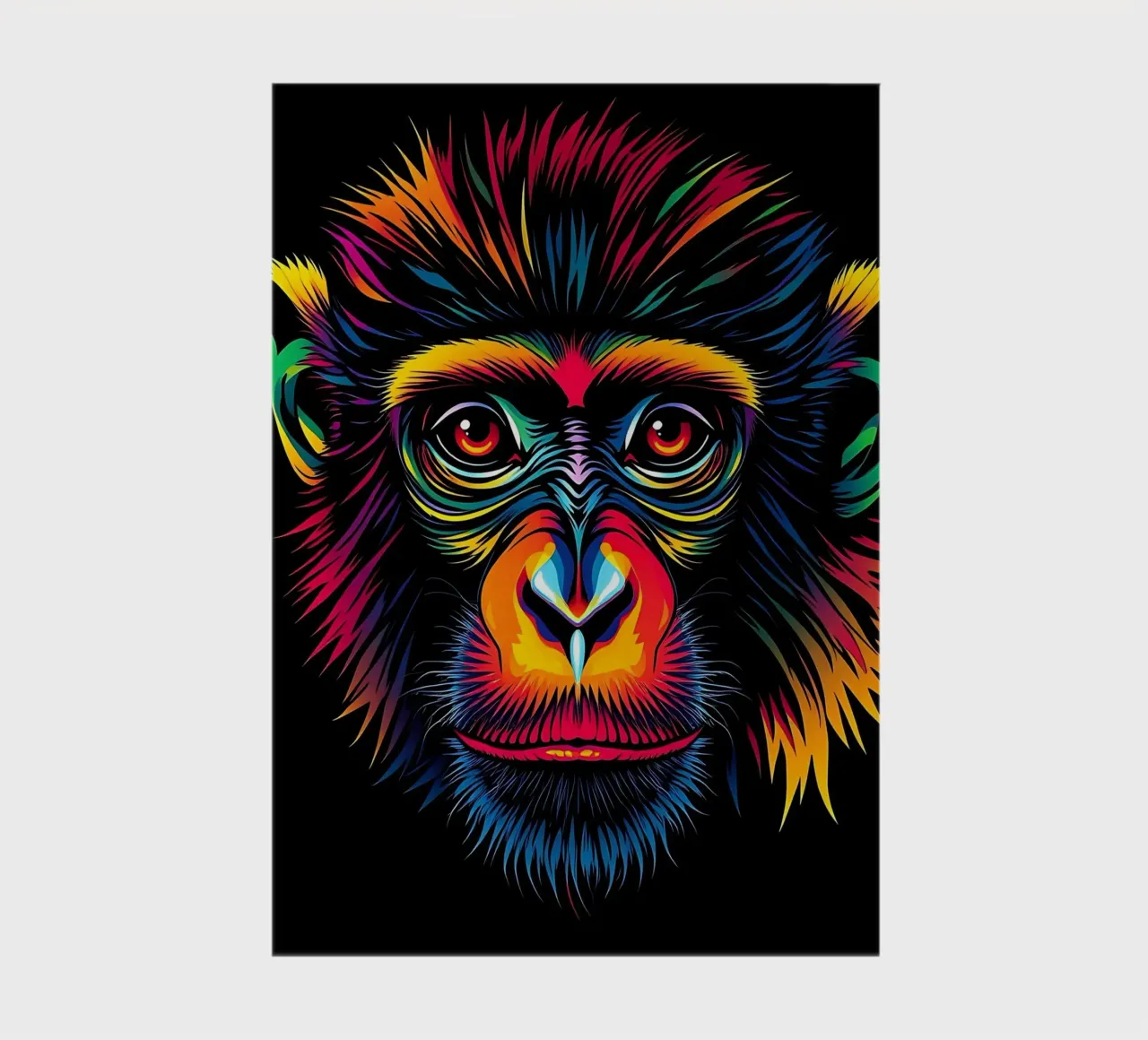 Monkey_style_N_1 notebook by Tierisch bunt by LK