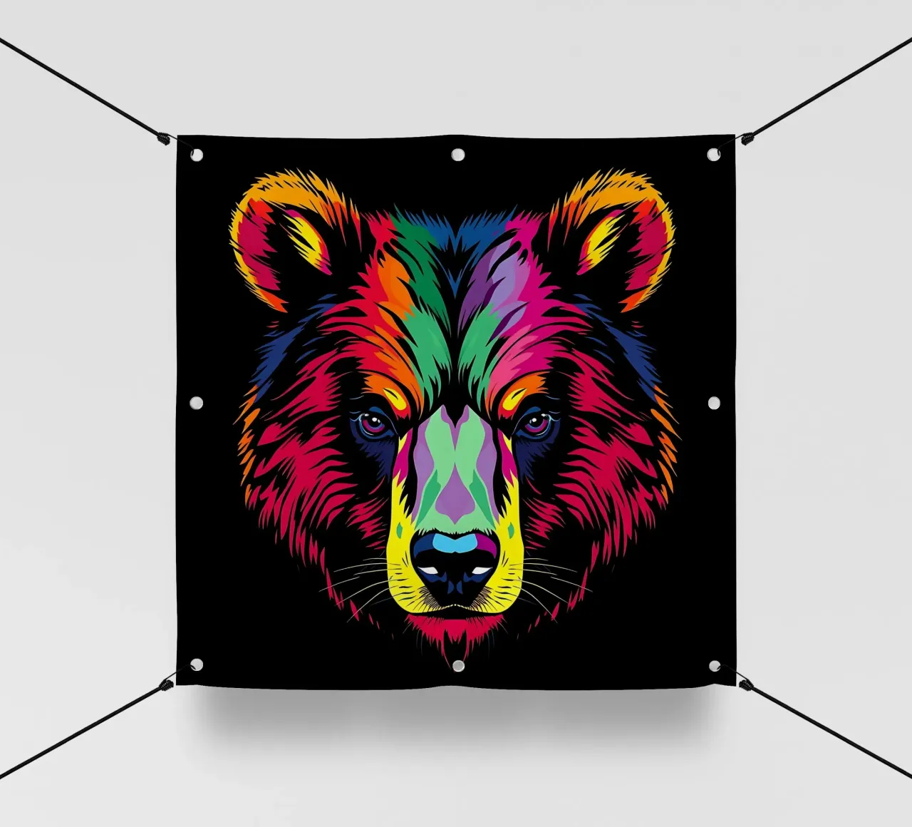 Orso_Stile_N_1 telo in pvc da Tierisch bunt by LK