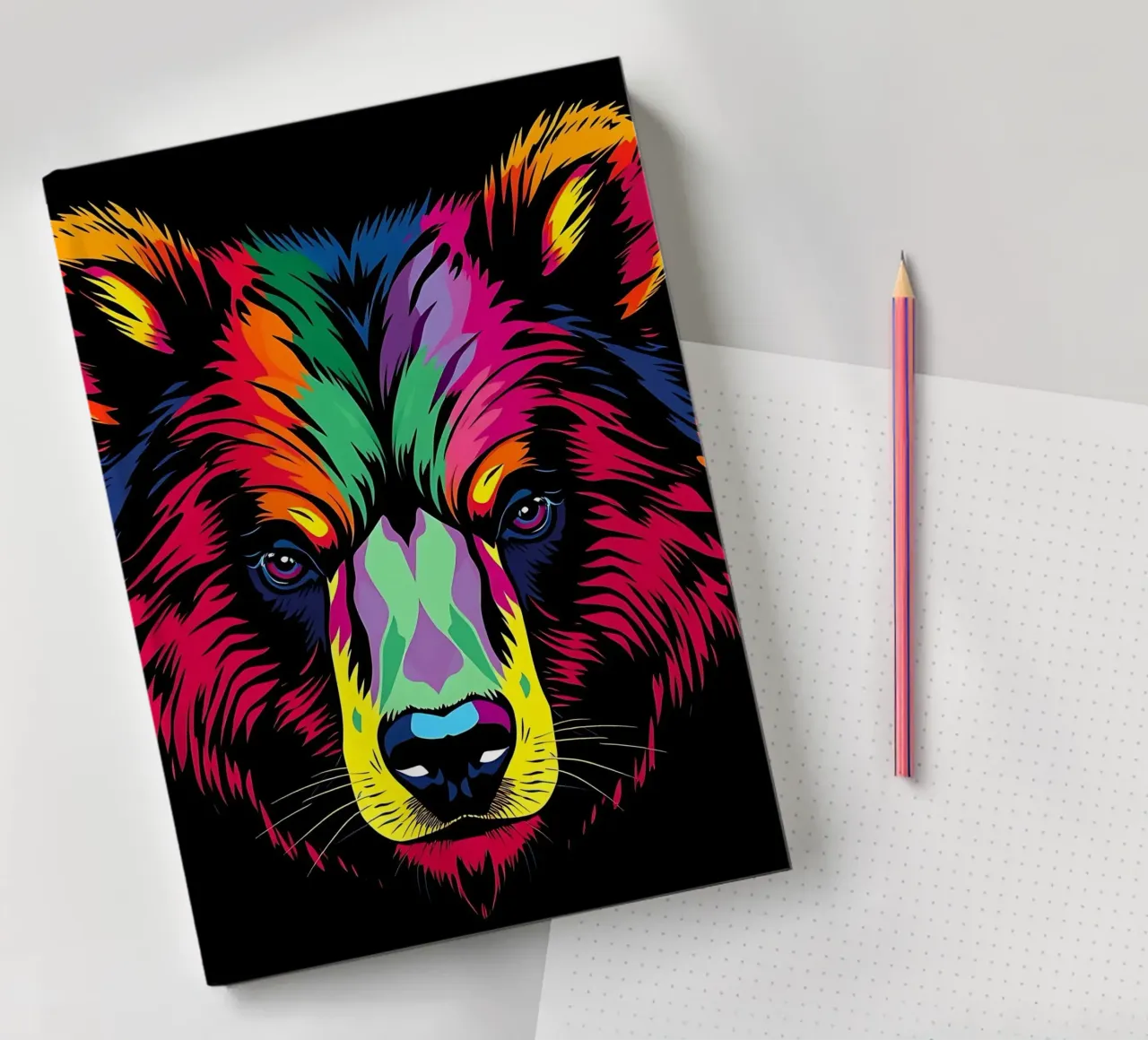Bear_Style_N_1 notebook by Tierisch bunt by LK
