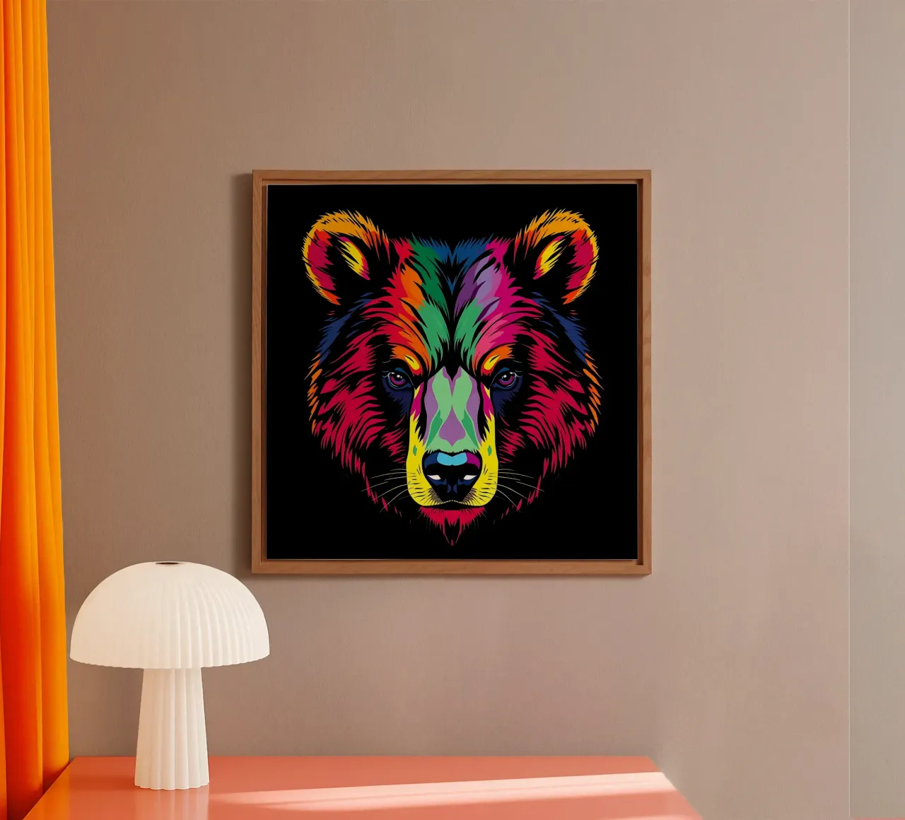 Orso_Stile_N_1 alluminio dibond da Tierisch bunt by LK