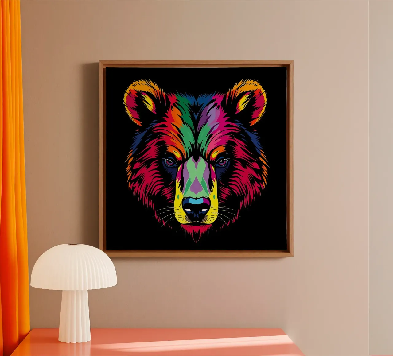 Bear_Style_N_1 canvas by Tierisch bunt by LK