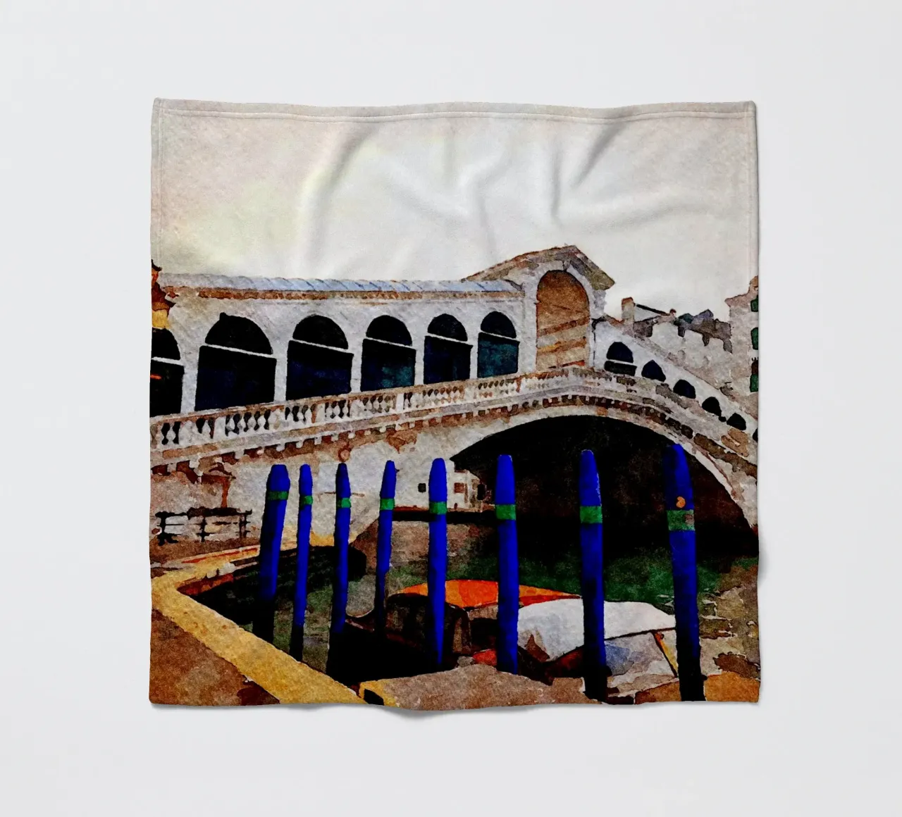 Rialto fleece blanket by Massimo Frascogna