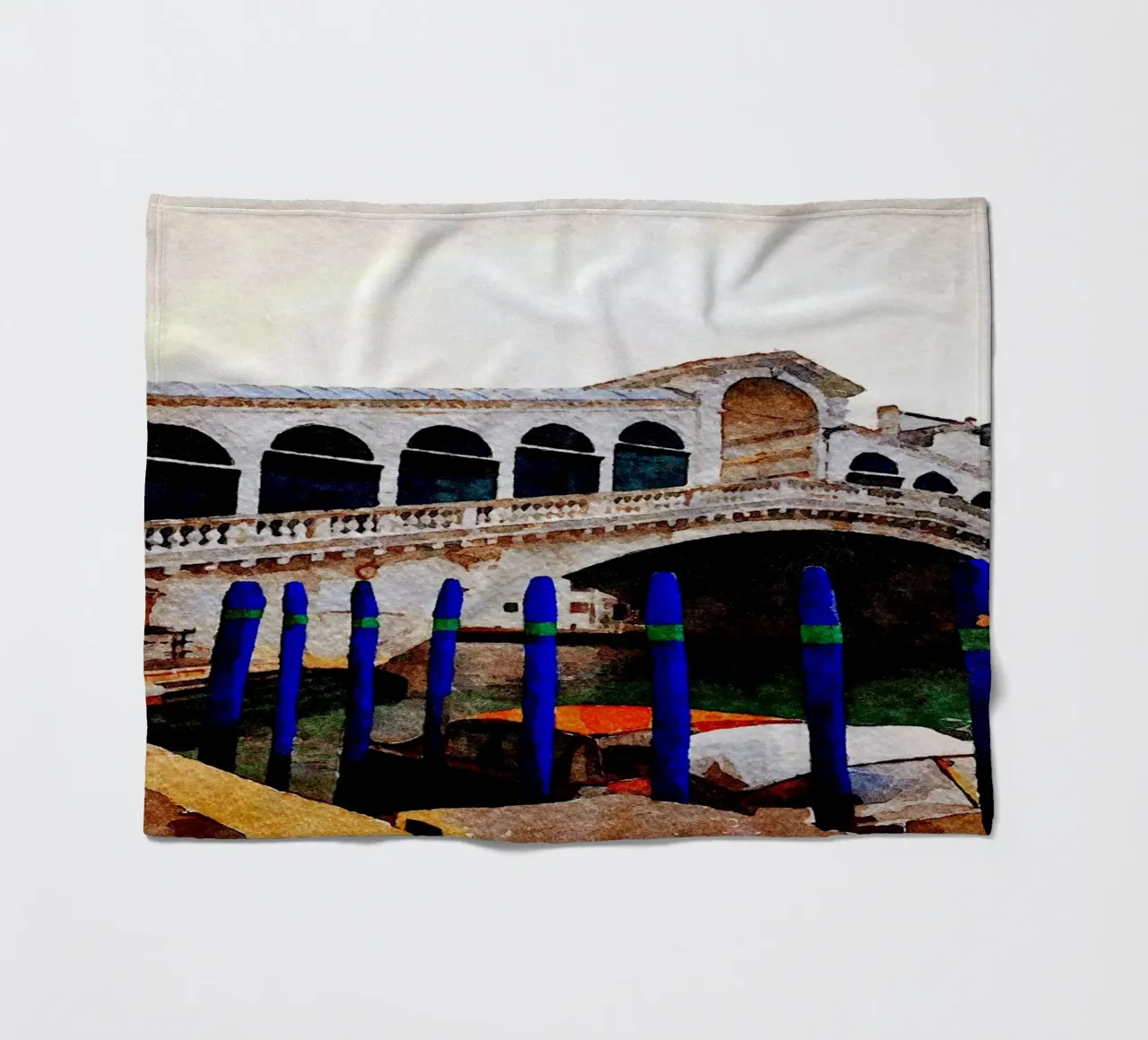 Rialto fleece blanket by Massimo Frascogna