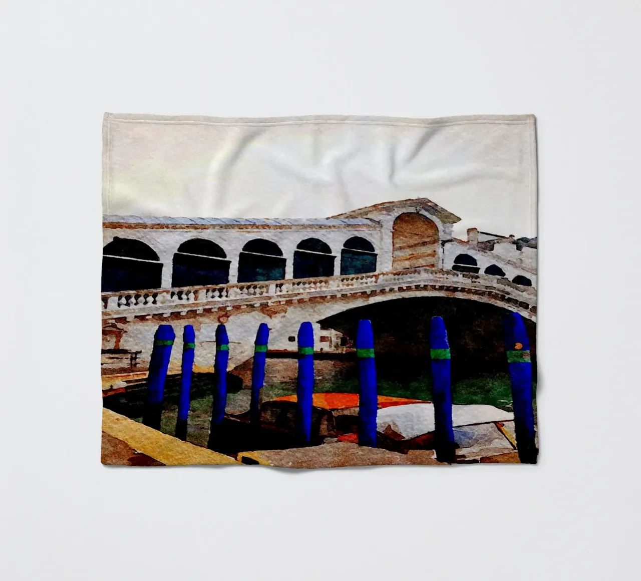 Rialto fleece blanket by Massimo Frascogna