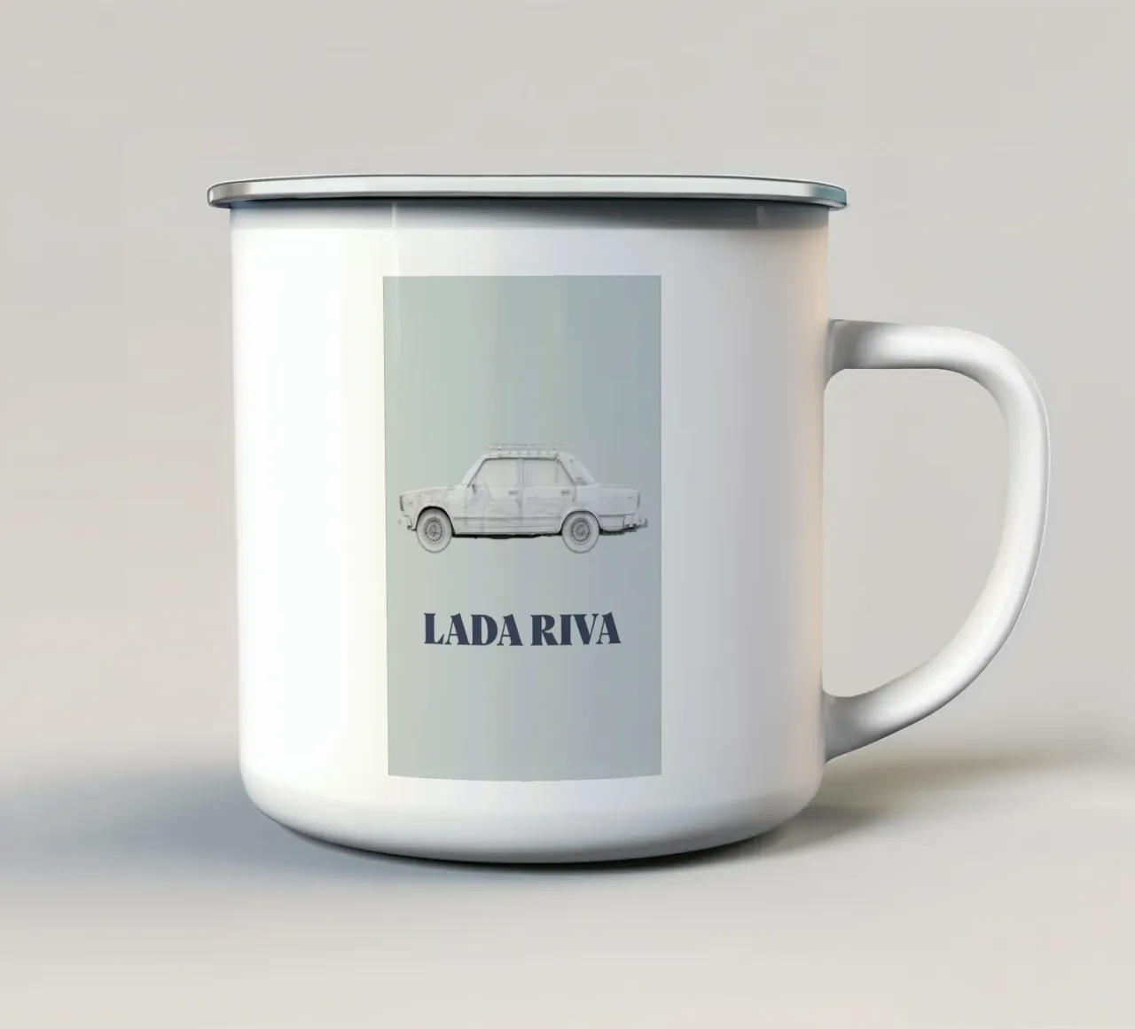 Lada Riva tazza in smalto da Marc Schulthess