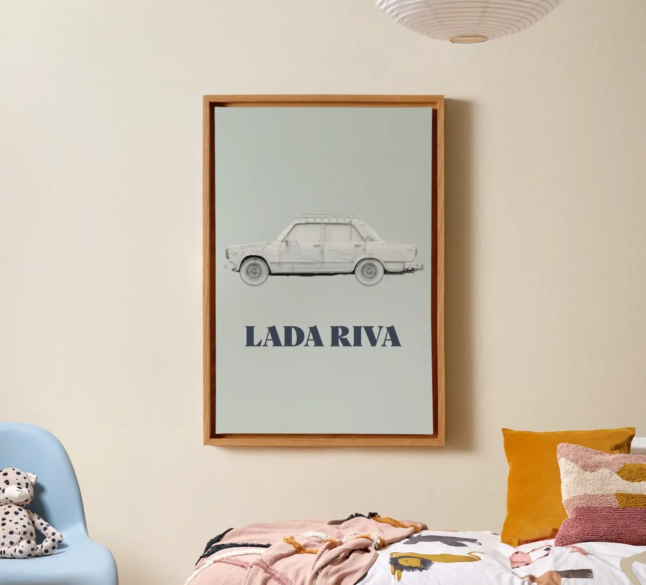 Lada Riva tela con Cornice a cassetta da Marc Schulthess