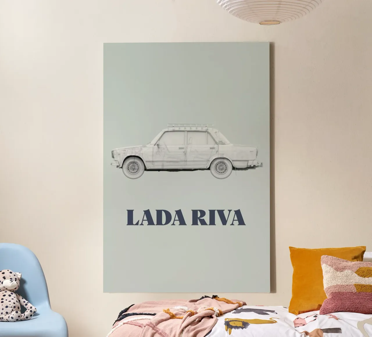 Lada Riva tela con Cornice a cassetta da Marc Schulthess