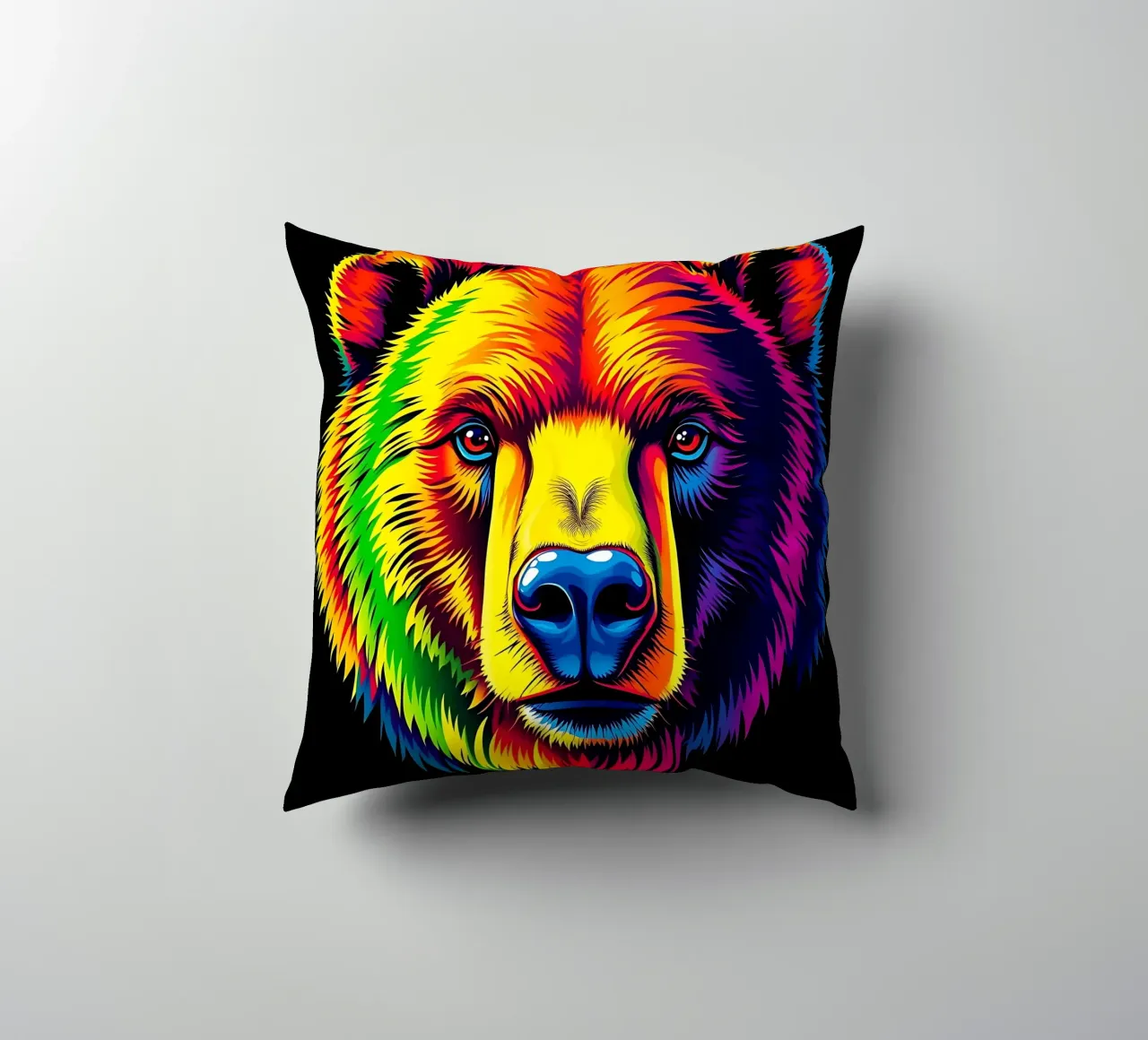 Orso_Stile_N_2 cuscino da Tierisch bunt by LK