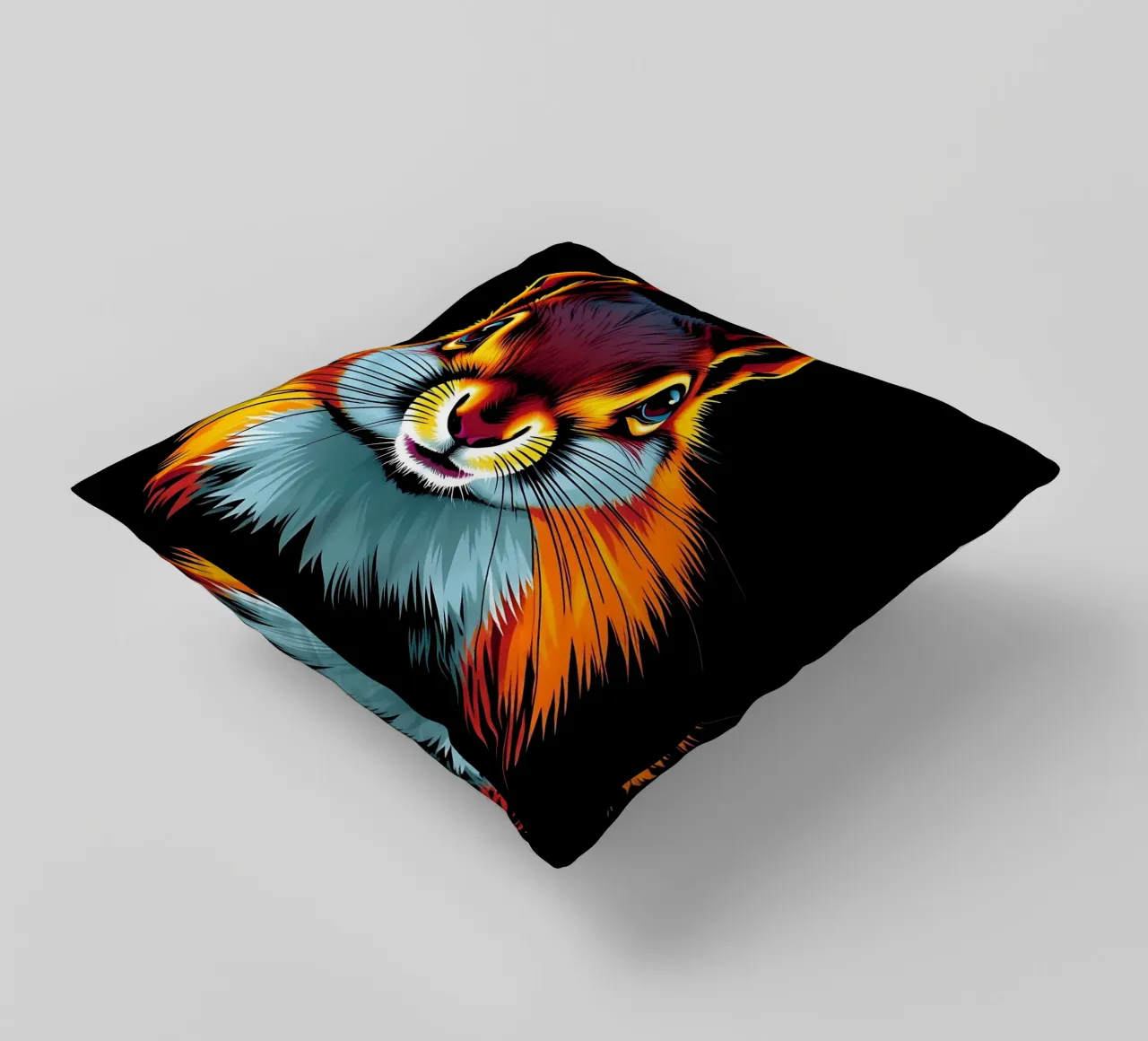 Scoiattolo_Stile_N_1 cuscino da Tierisch bunt by LK