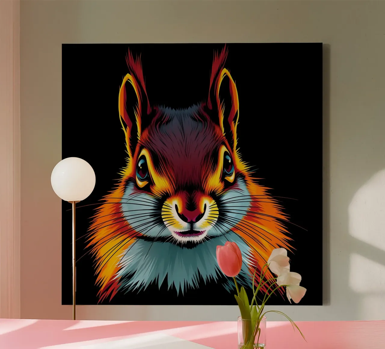 Squirrel_Style_N_1 canvas by Tierisch bunt by LK