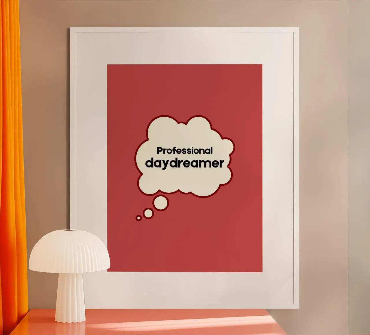 Daydreaming poster con telaio in plastica da Dreamer10
