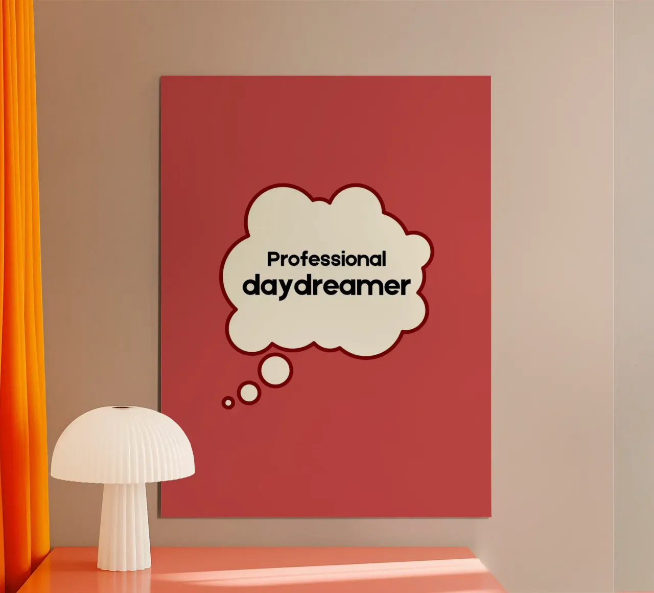 Daydreaming poster con telaio in plastica da Dreamer10