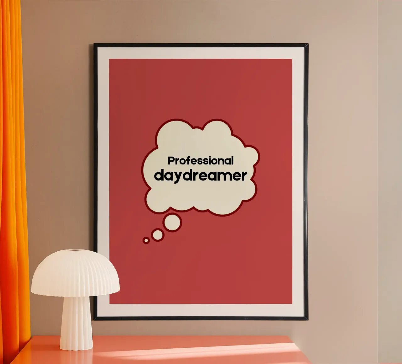 Daydreaming poster con telaio in plastica da Dreamer10