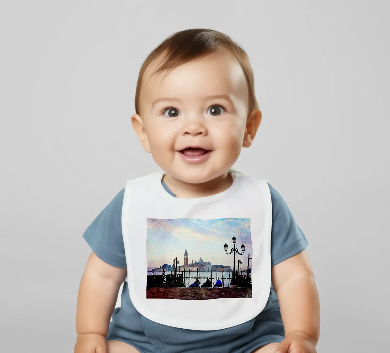 Venedig Babylätzchen von Massimo Frascogna