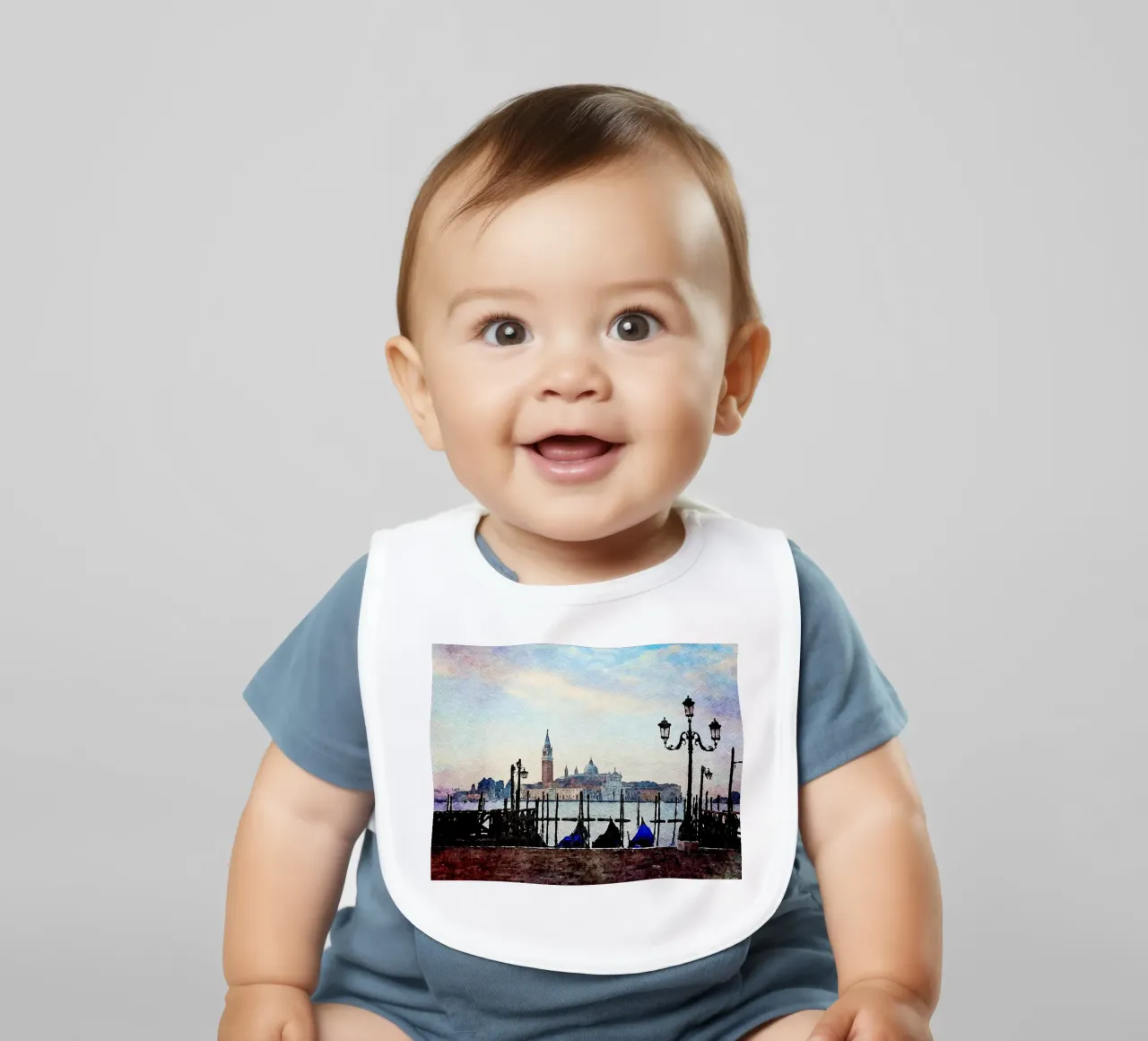 Venedig Babylätzchen von Massimo Frascogna