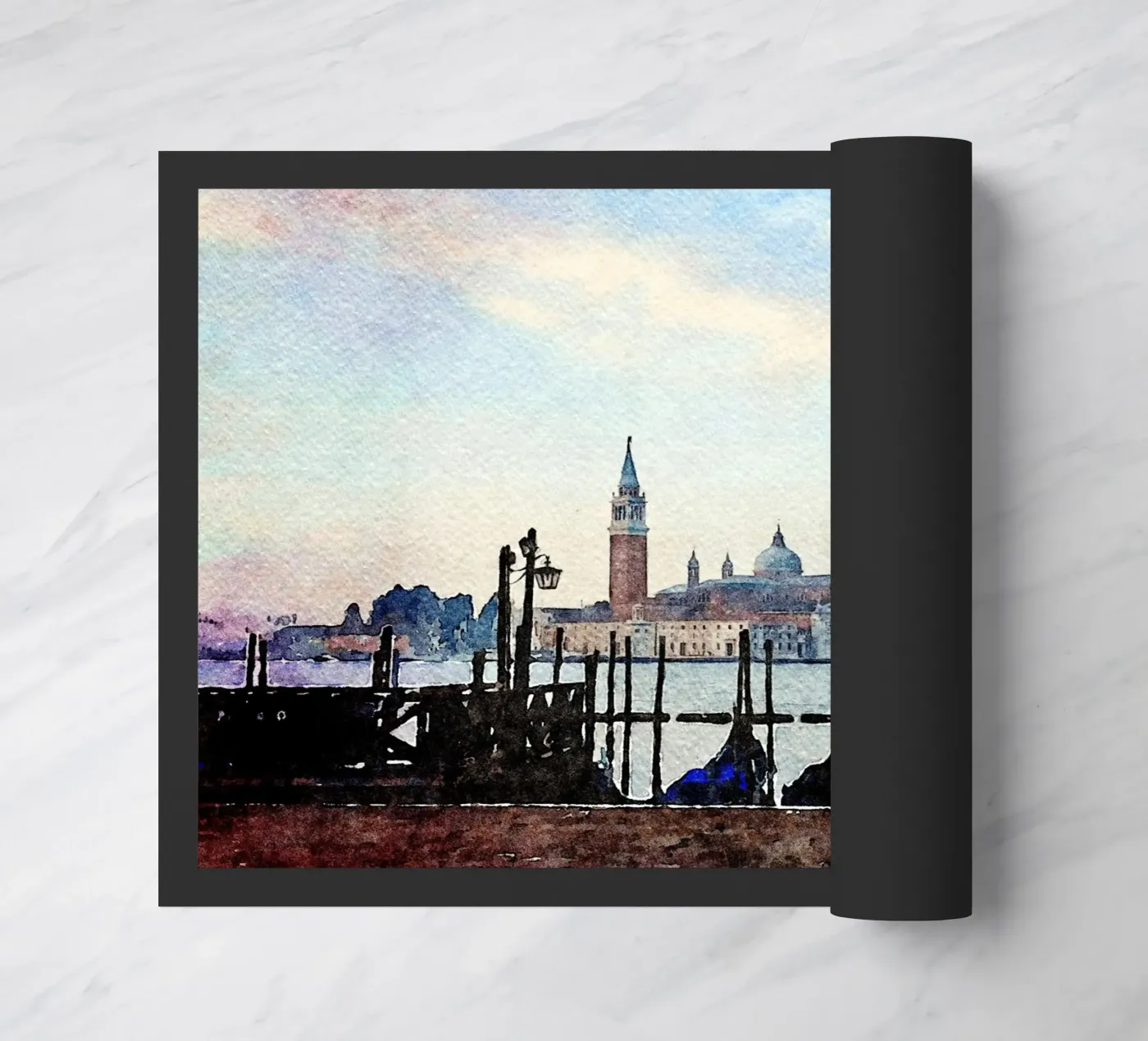 Venedig Fußmatte von Massimo Frascogna