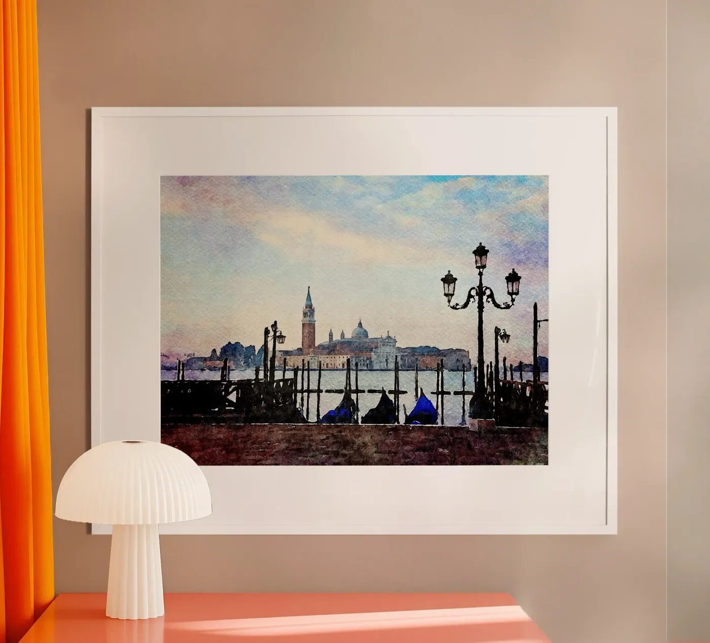 Venedig Poster von Massimo Frascogna