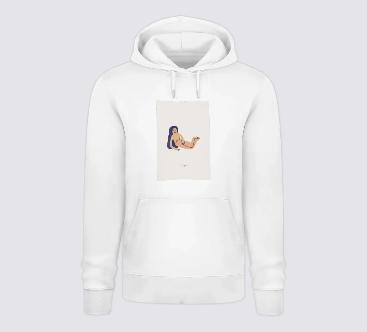 Virgo felpa con cappuccio da Little Flourishes