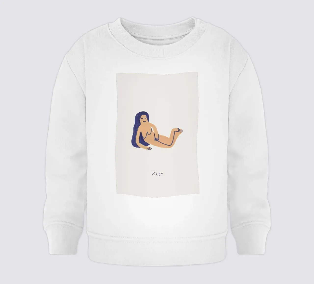 Virgo felpa neonato da Little Flourishes