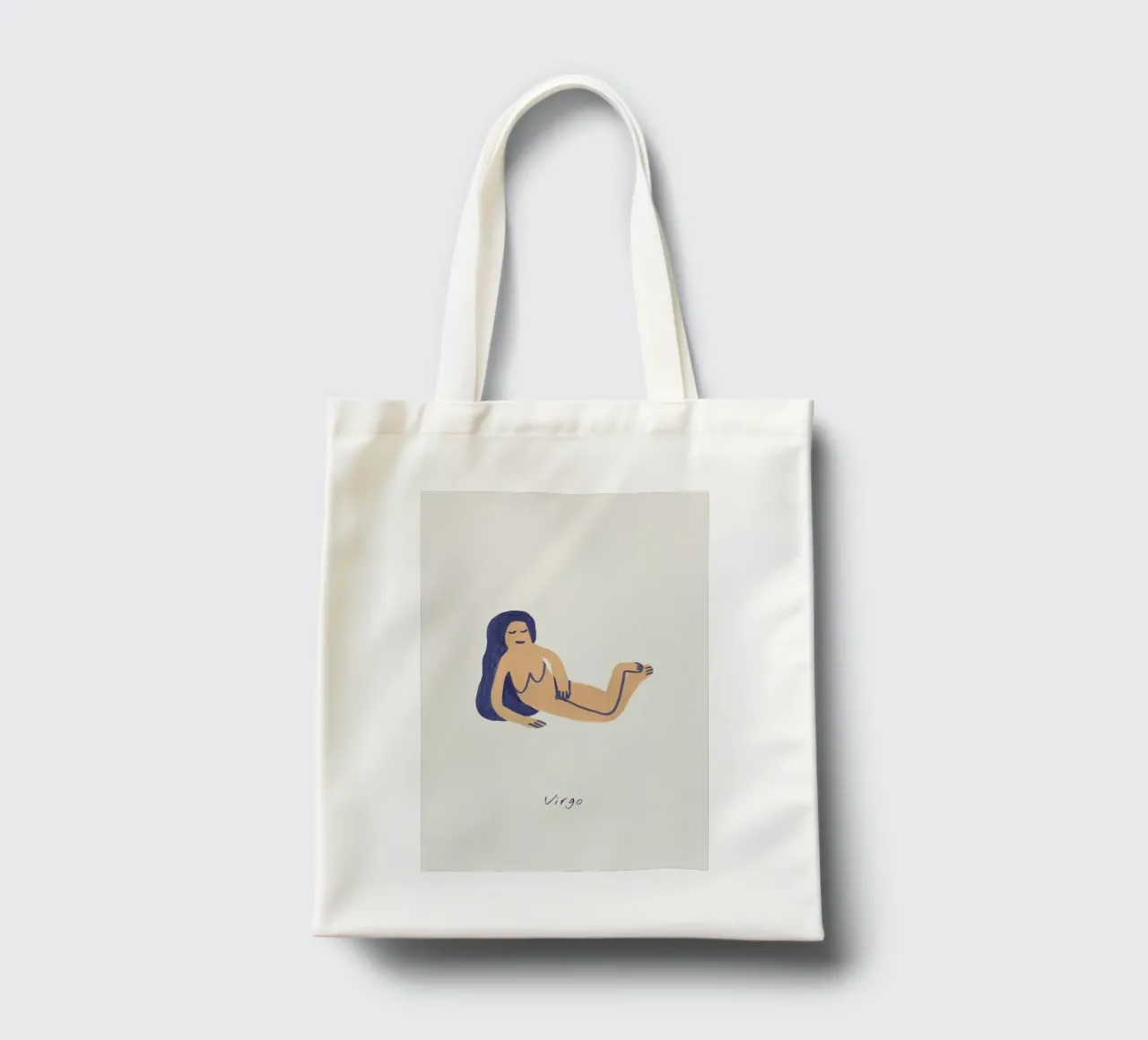 Virgo borsa in juta da Little Flourishes