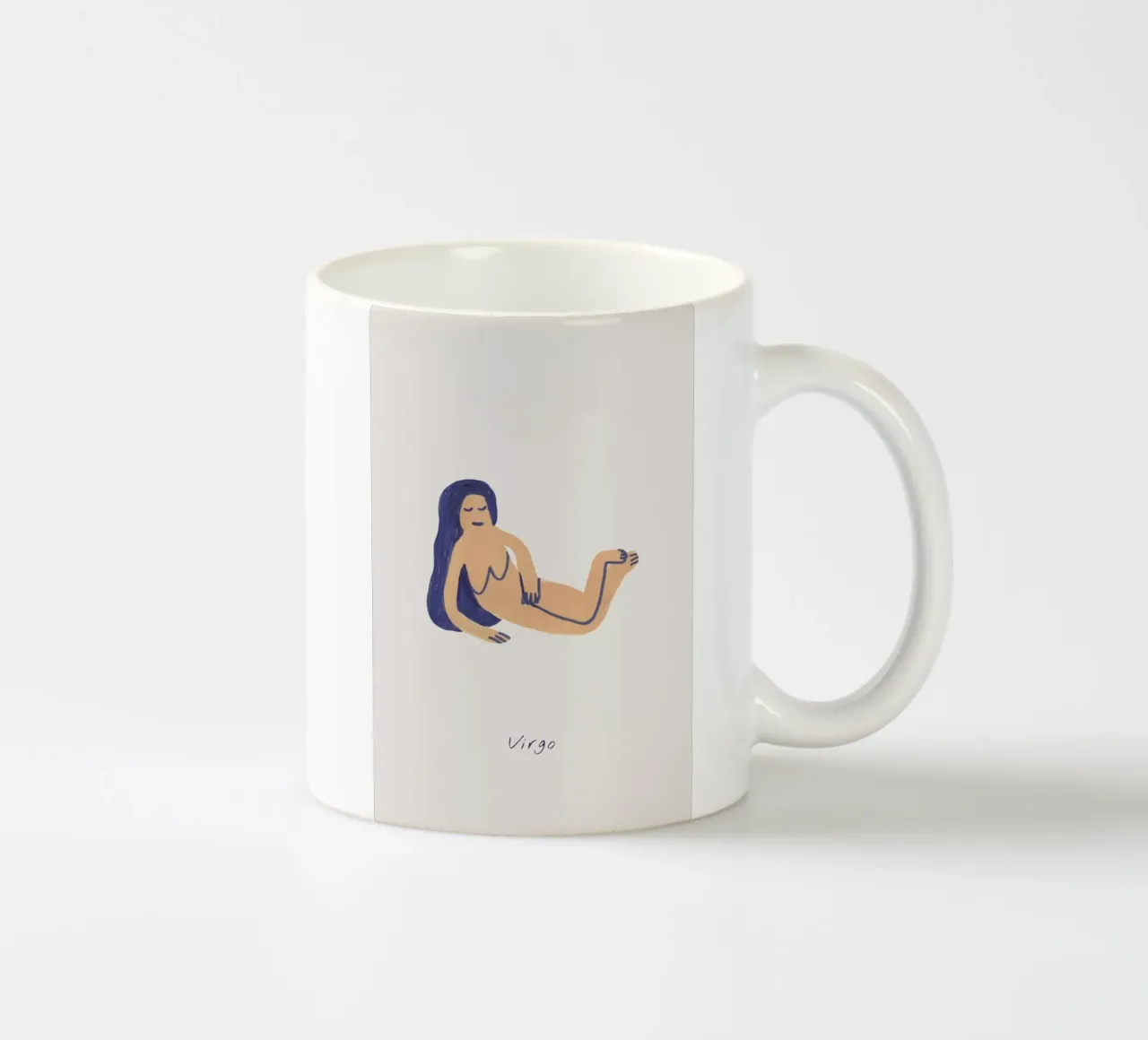 Virgo tazza in ceramica da Little Flourishes