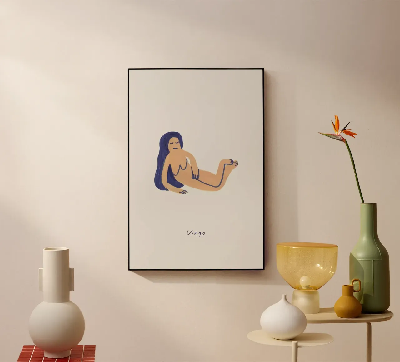 Virgo plexiglass da Little Flourishes