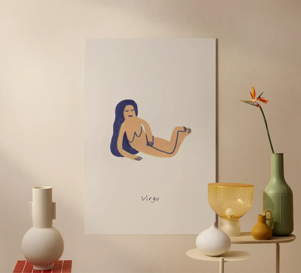 Virgo plexiglass da Little Flourishes