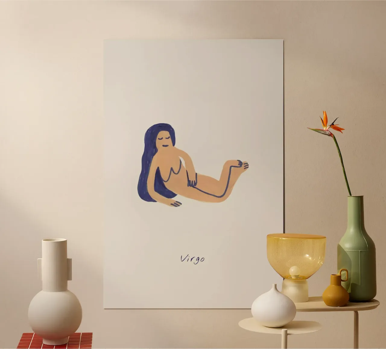 Virgo poster da Little Flourishes