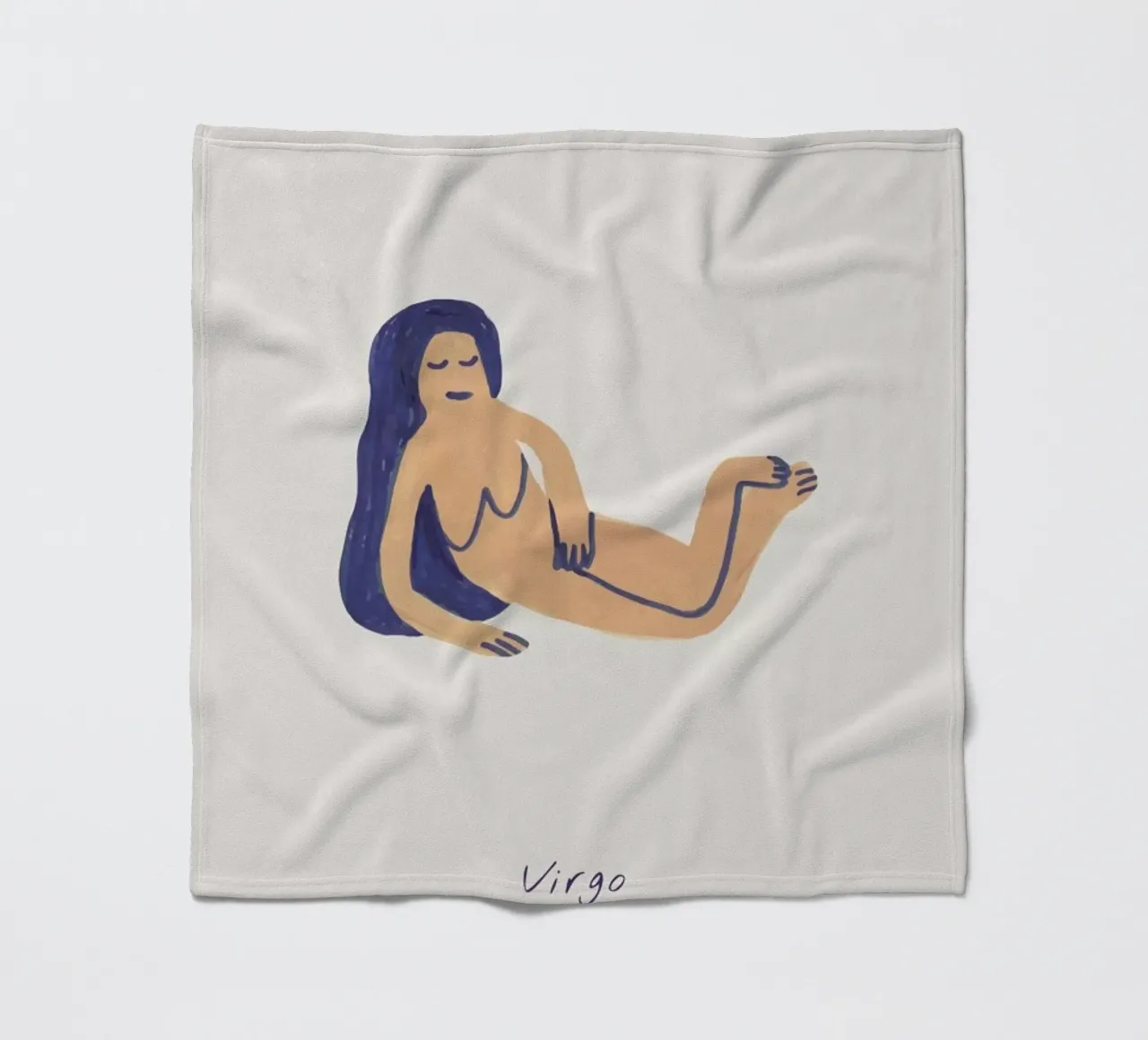 Virgo coperta in pile da Little Flourishes