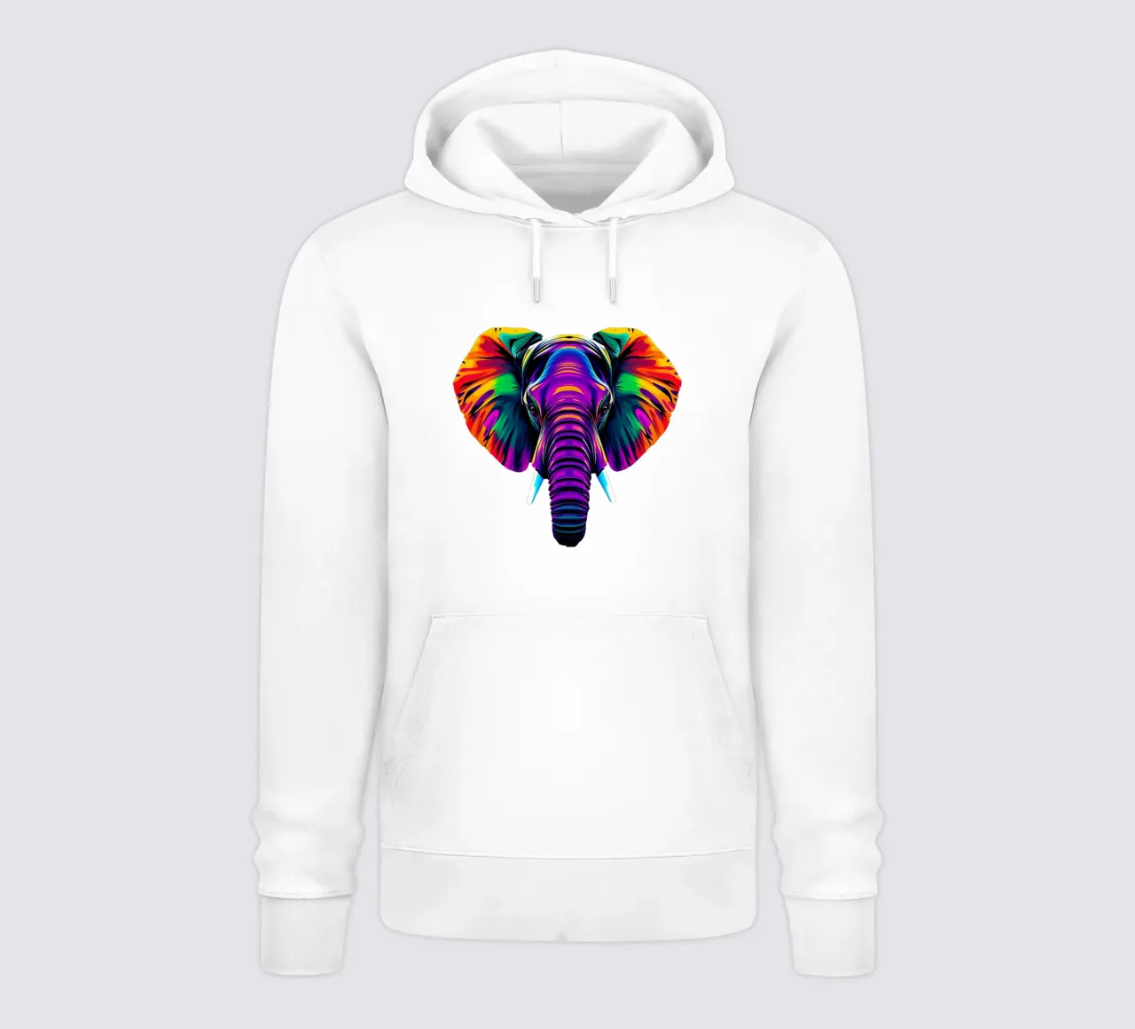 Stile_elefante_N_1a felpa con cappuccio da Tierisch bunt by LK