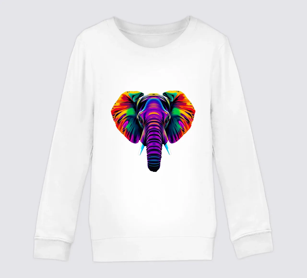 Stile_elefante_N_1a felpa bambino da Tierisch bunt by LK