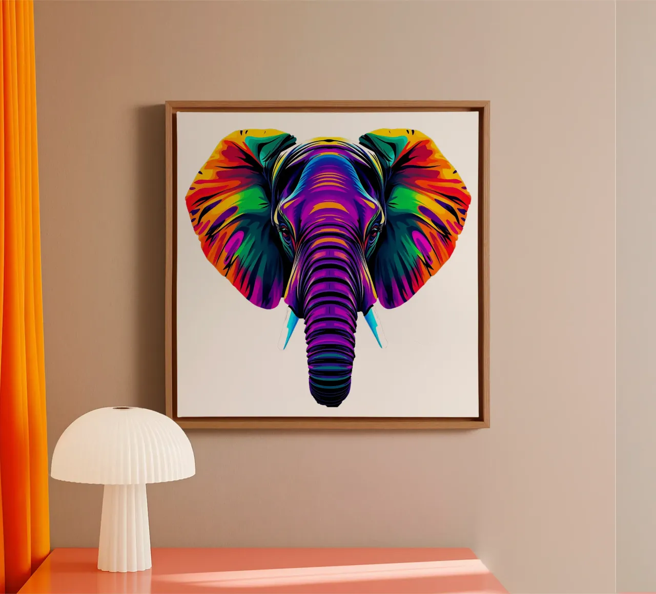 Elephant_Style_N_1a canvas by Tierisch bunt by LK