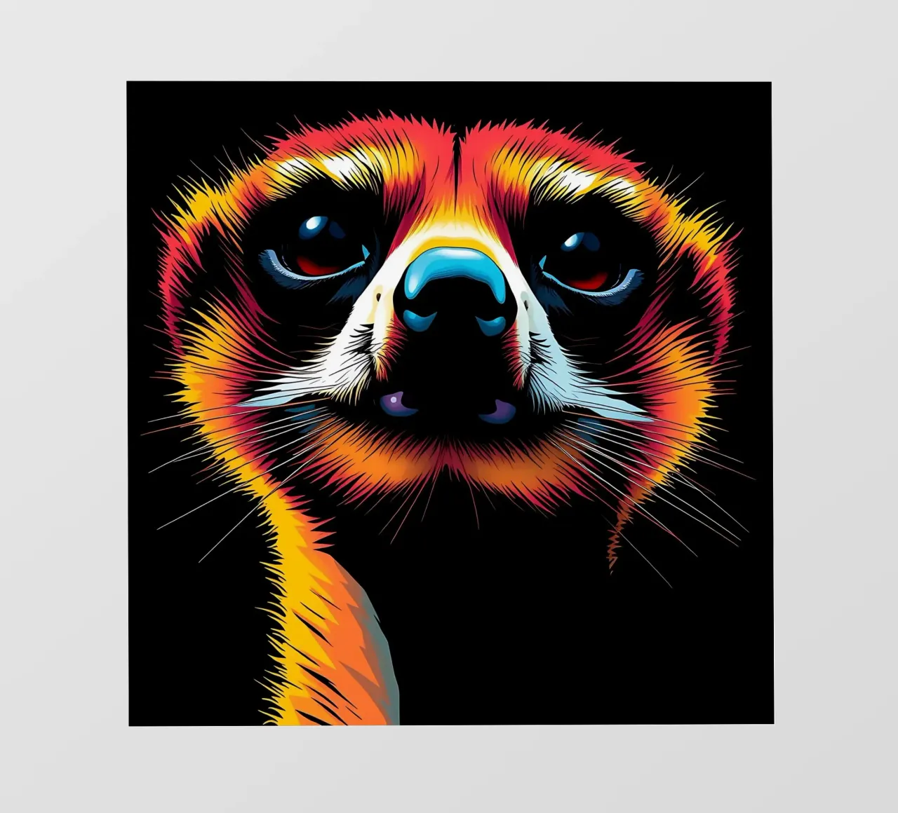 Meerkat_Style_N_1 telo in pvc da Tierisch bunt by LK