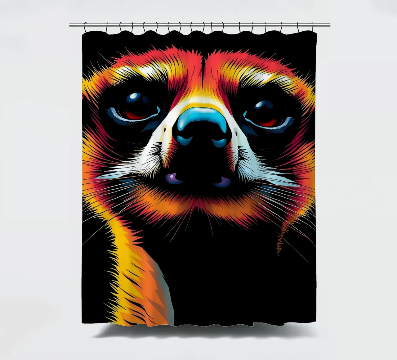 Meerkat_Style_N_1 tenda da doccia da Tierisch bunt by LK