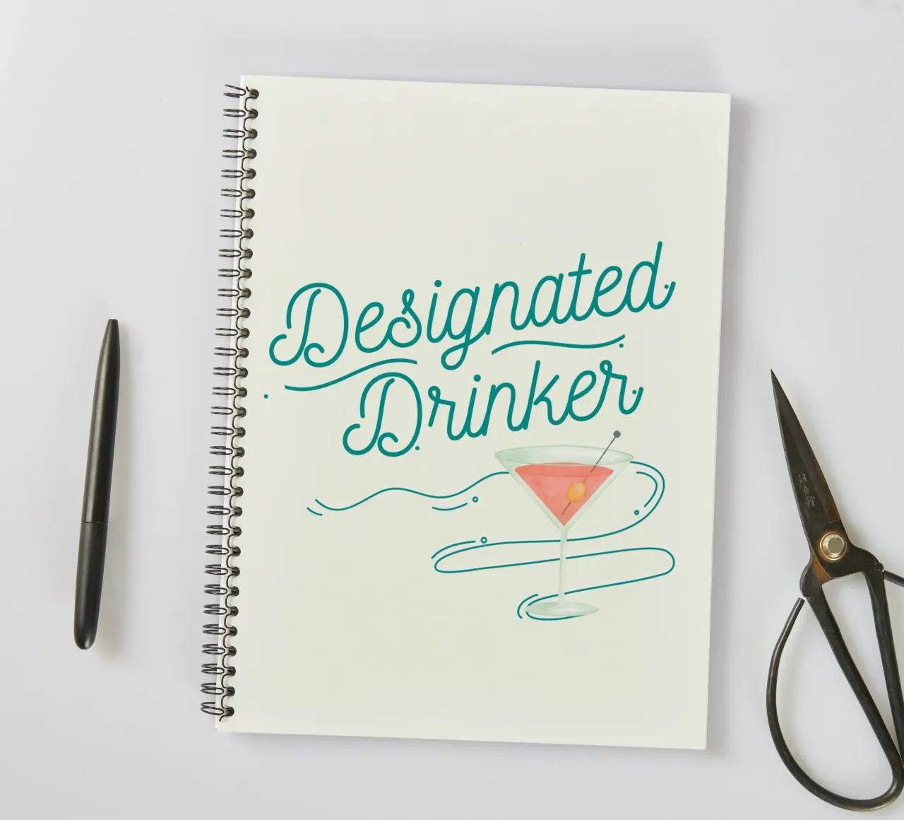 Drink Fun spiral notebook by Dreamer10
